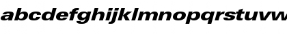 LinotypeUnivers ExtdBlackItalic Font