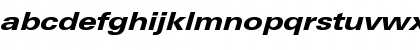 LinotypeUnivers ExtdHeavyItalic Font