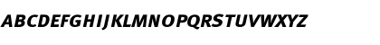 Meta Bold Caps Italic Font