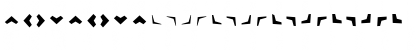MiniPics DirectionalAA Font MiniPics DirectionalAA Font