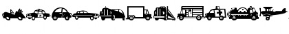 MiniPics LilVehicles Font MiniPics LilVehicles Font