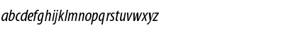 Myriad Pro Condensed Italic Font