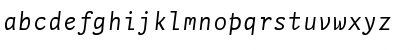 NexusTypewriter-Italic Regular Font NexusTypewriter-Italic Regular Font