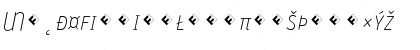 Unit-ThinSCItalicExpert Regular Font Unit-ThinSCItalicExpert Regular Font