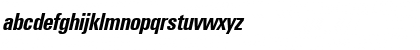 Universal Condensed Bold Italic Font Universal Condensed Bold Italic Font