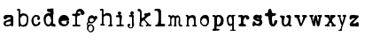 Ana's Rusty Typewriter Regular Font Ana's Rusty Typewriter Regular Font