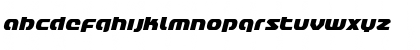 Annapolis Lower Case Condensed Italic Condensed Italic Font