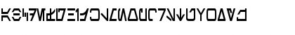Aurebesh Condensed Bold Font