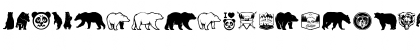 Bear Icons Regular Font