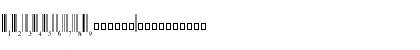 UPC-A Half Height Regular Font UPC-A Half Height Regular Font