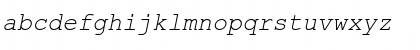Courier New Italic Font Courier New Italic Font