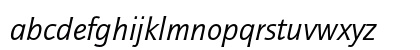 Quay Sans ITC Std Book Italic