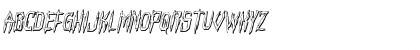 Horroroid 3D Italic Italic Font