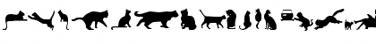 Cat Silhouettes Regular Font