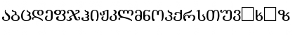 Literaturuli mtavruli Normal Font Literaturuli mtavruli Normal Font