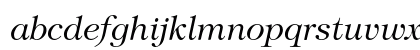 ITC Tiffany Std Light Italic
