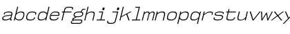 NK57 Monospace Light Italic Font
