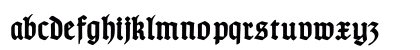 TypographerGotisch Schmuck Bold