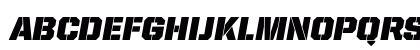 United Italic Reg Stencil