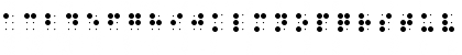 QBraille Regular Font QBraille Regular Font