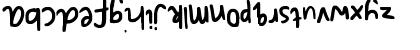 upside down surprise by georgia Regular Font upside down surprise by georgia Regular Font