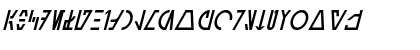 Aurebesh Cantina Italic Font
