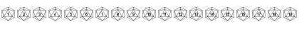 DPoly Twenty-Sider Regular Font DPoly Twenty-Sider Regular Font