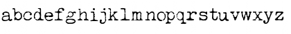 LUCKY TYPEWRITER Normal Font LUCKY TYPEWRITER Normal Font