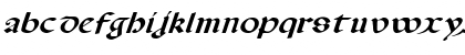 Valerius Expanded Italic Expanded Italic Font