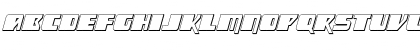 Space Runner 3D Italic Regular Font