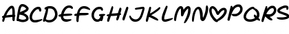 Love Marker Regular Font Love Marker Regular Font