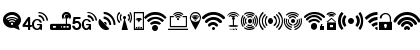 Wifi Icons Regular Font