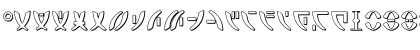 Zeta Reticuli 3D Regular Font