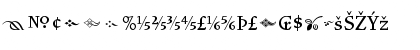 VendettaMediumFractions Regular Font