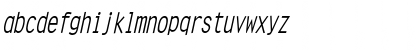 Clean-Condensed Italic Font