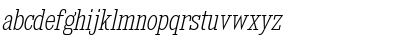 Kingsbridge Condensed ExtraLight Italic Font