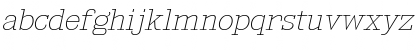 Kingsbridge Expanded UltraLight Italic Font