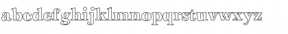 NewBaskerville-Bold Hollow Regular Font
