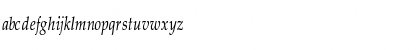 Palatino-Thin-Italic Cn Regular Font