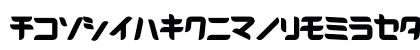 D3 Radicalism Katakana Regular