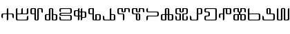 Neoglagolitic Regular Font Neoglagolitic Regular Font