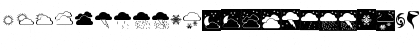 WeatherFont Regular Font WeatherFont Regular Font