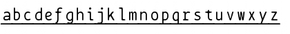 BPtypewriteUnderscored Regular Font BPtypewriteUnderscored Regular Font