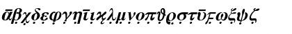 HellenicaExtras BoldItalic Font HellenicaExtras BoldItalic Font
