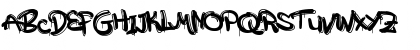 a Attack Graffiti Regular Font a Attack Graffiti Regular Font