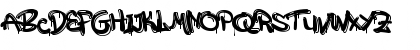 a Attack Graffiti Regular Font a Attack Graffiti Regular Font