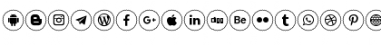 Icons Social Media 2 Regular Font