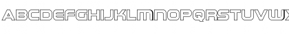 Omega Flight Outline Regular Font
