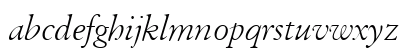 Garamand Classic Light Italic