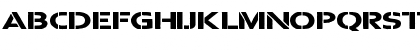 Warzone Stencil Regular Font